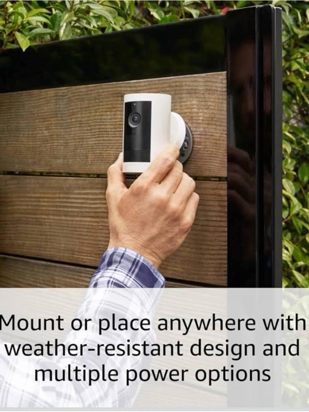 5 cameras Ring Dual Cam System in Black — Outdoor Cam Plus & Plug-In Indoor Cam